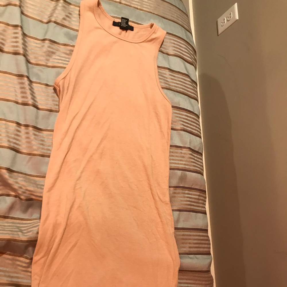 Forever 21 Light Pink Form Fitting Dress